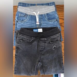 Old Navy Kids Denim and Black Jogger Set